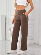 High Waist Active Pants Pockets (2)