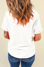 Round Neck Short Sleeve T-shirt (3)