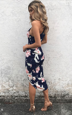 Print Skinny Slip Dress photo 2
