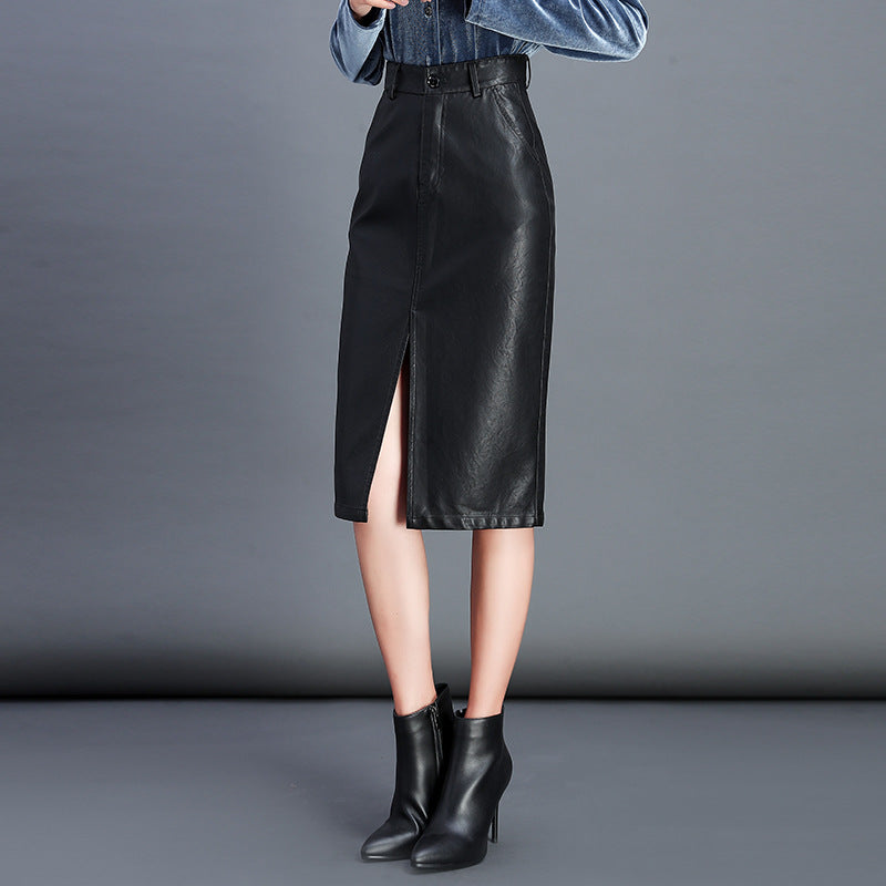 Leather Skirt Bag Hip Pencil variant CJNSXZQZ01568-Black-XXL|CJNSXZQZ01568-Black-3XL|CJNSXZQZ01568-Black-XL|CJNSXZQZ01568-Black-L|CJNSXZQZ01568-Black-M