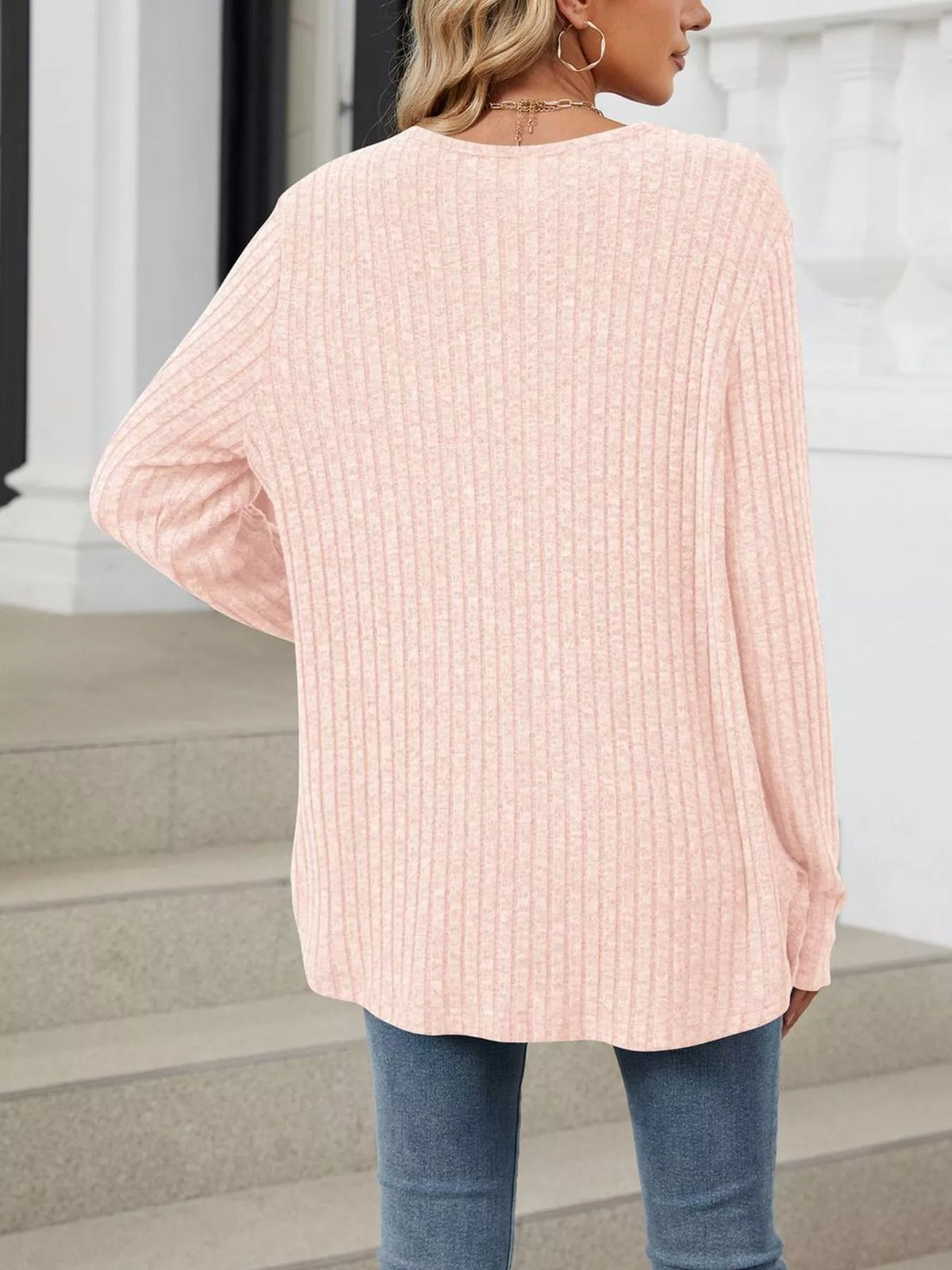 Ribbed Button-up Cardigan (35)