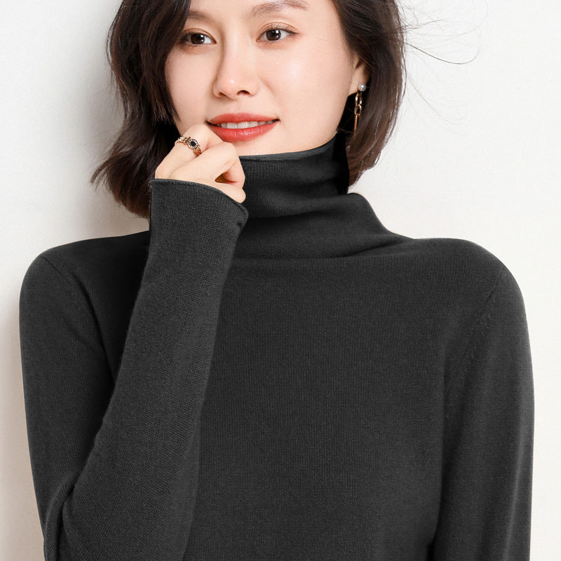 Turtleneck Cashmere Sweater Pure variant CJNSSYMY02261-Black-XL|CJNSSYMY02261-Black-S|CJNSSYMY02261-Black-XXL|CJNSSYMY02261-Black-M|CJNSSYMY02261-Black-L