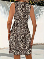 Leopard V-neck Sleeveless Mini Dress (12)