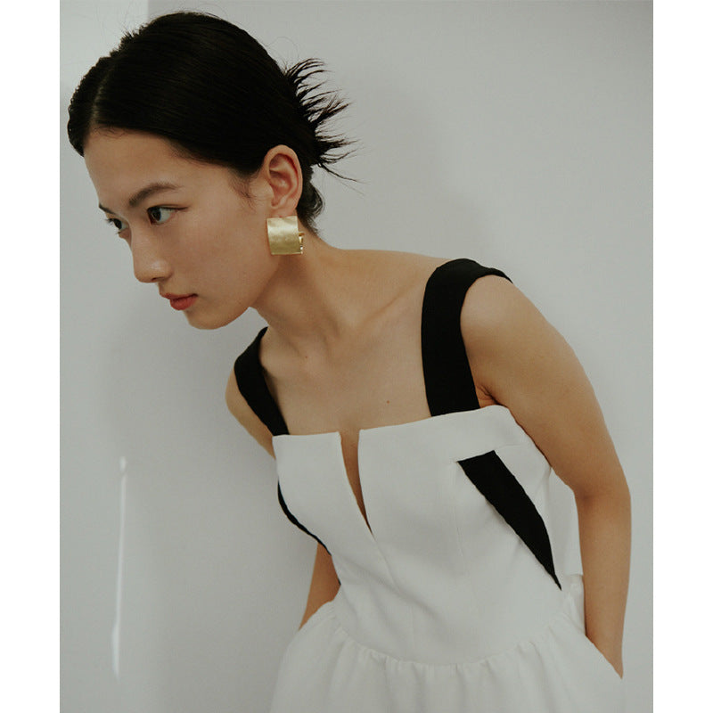 Mini French Dress Midi Party White photo 7