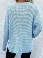 Notched Long Sleeve Sweater (18)
