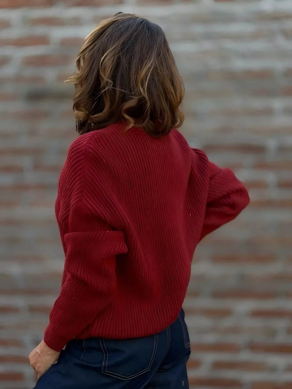 Full Size V-neck Button-up Cardigan Plus (3)