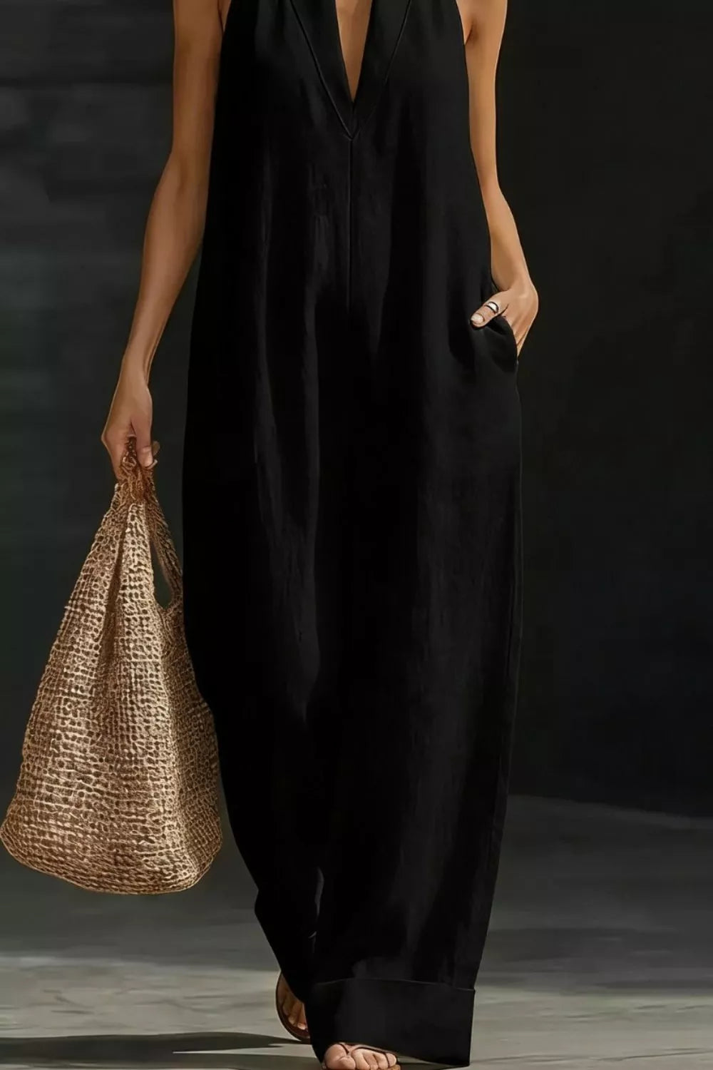 Sleeveless Wide Leg Jumpsuit (6)