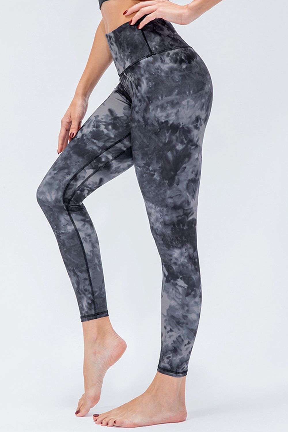Wide Waistband Slim Fit Active Leggings (14)
