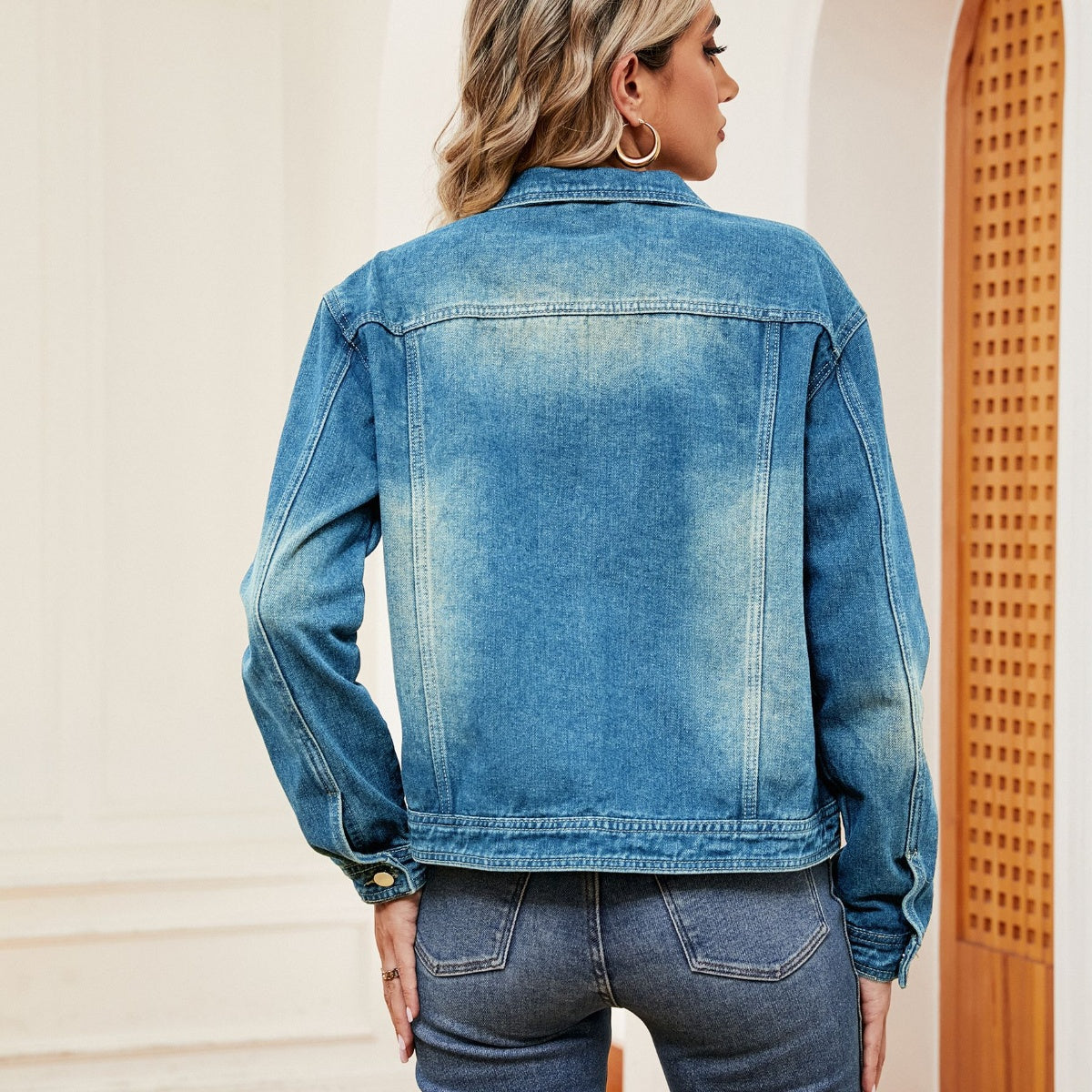 Washed Denim Jacket (2)