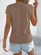 Cable Knit Button-down Cardigan (28)