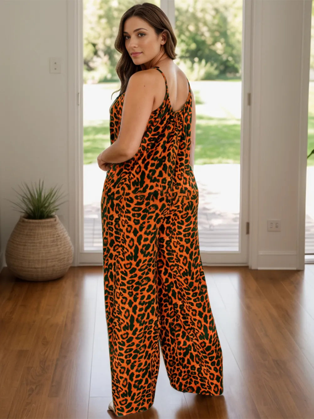 Full Size Leopard Scoop Neck Wide Leg Jumpsuit (16)