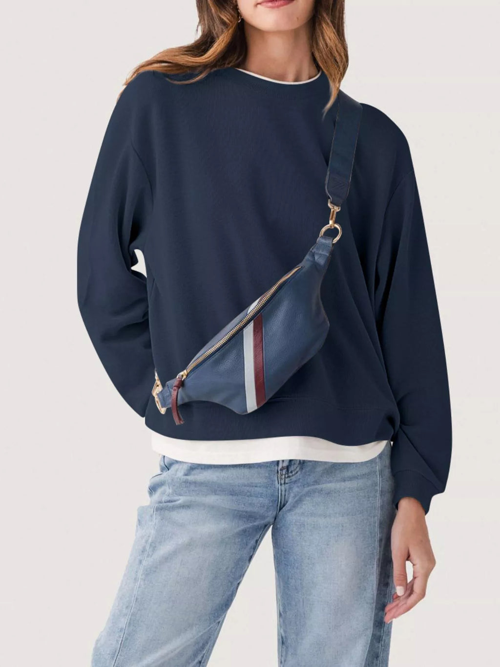 Oversized Crew Neck Sweatshirt (22)