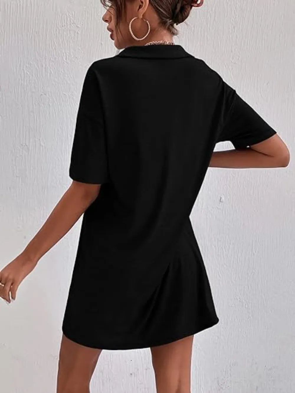 Johnny Collar Short Sleeve Polo Dress (16)