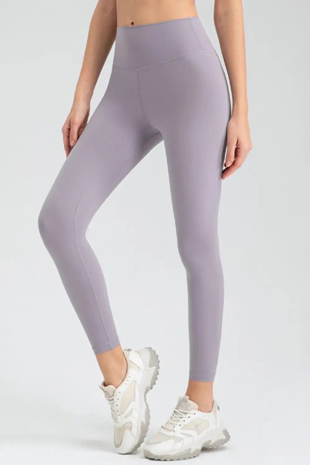 Wide Waistband Slim Fit Active Leggings (4)