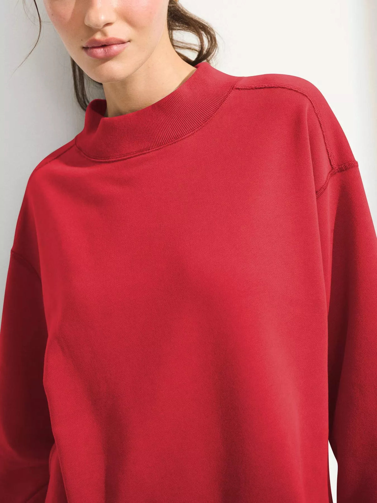 Mock Neck Oversized Sweatshirt (13)