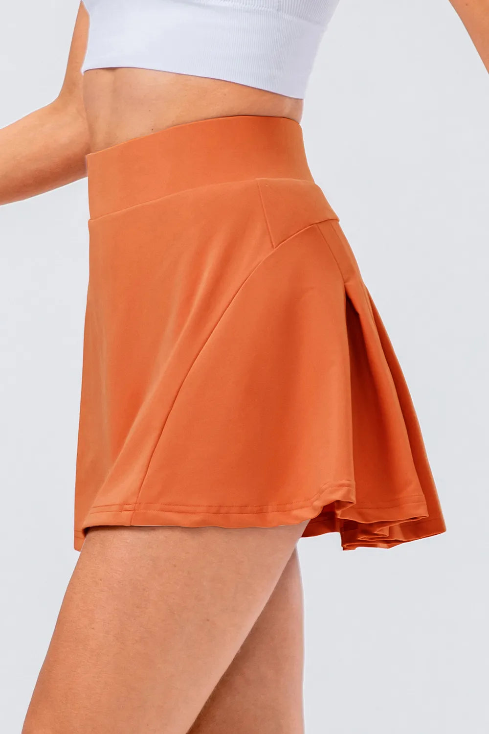 High Waist Pleated Active Skirt (10)