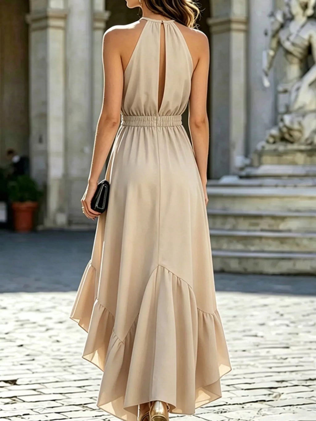 Ruffled High-low Sleeveless Maxi Dress (15)