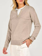 Long Sleeve Dropped Shoulder Sweater (4)