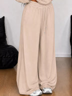 Full Size One-shoulder Top Drawstring Pants Set Plus (26)