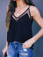 Full Size V-neck Cami Top Plus (2)