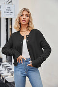 Button Down Exposed Seam Cardigan (5)