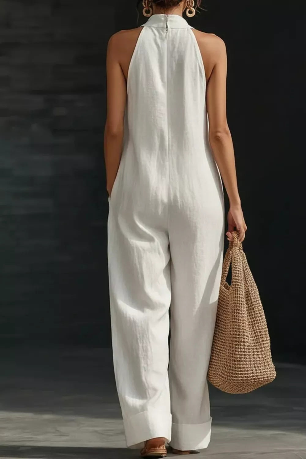 Sleeveless Wide Leg Jumpsuit (3)