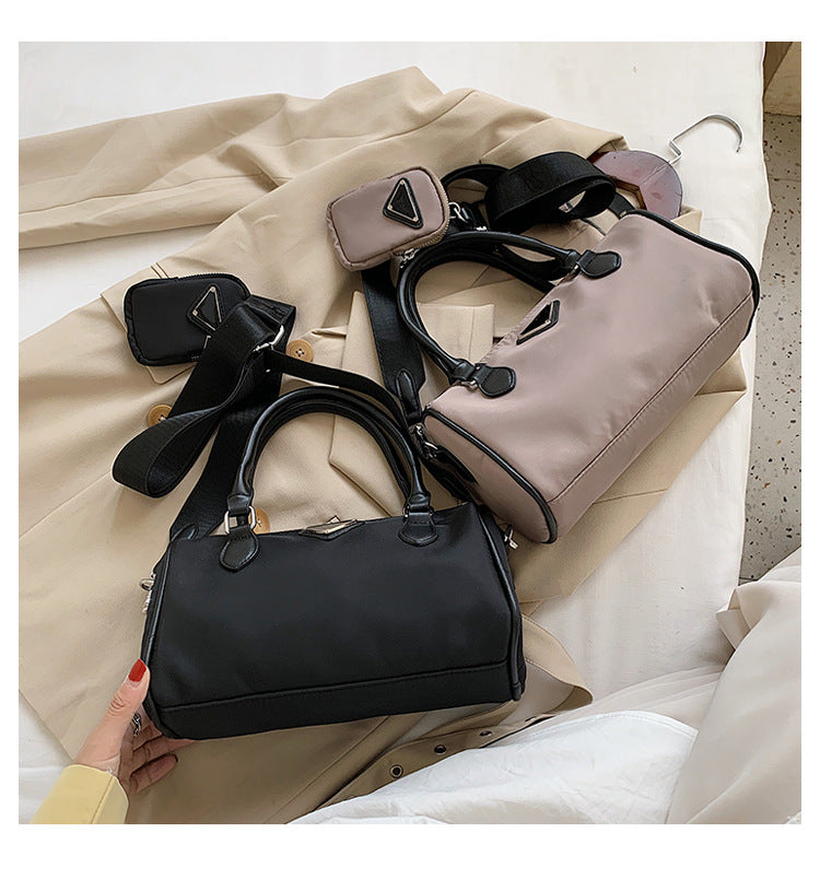 Canvas Boston Bag Shoulder photo 3