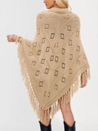 Fringe Openwork Knit Cover Up (15)