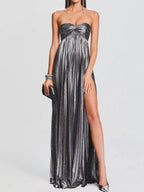 Split Sweetheart Neck Tube Maxi Dress (23)