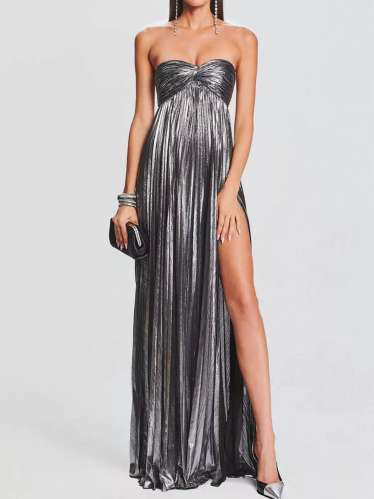 Split Sweetheart Neck Tube Maxi Dress (23)