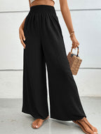 Wide Waistband Relax Fit Long Pants (6)