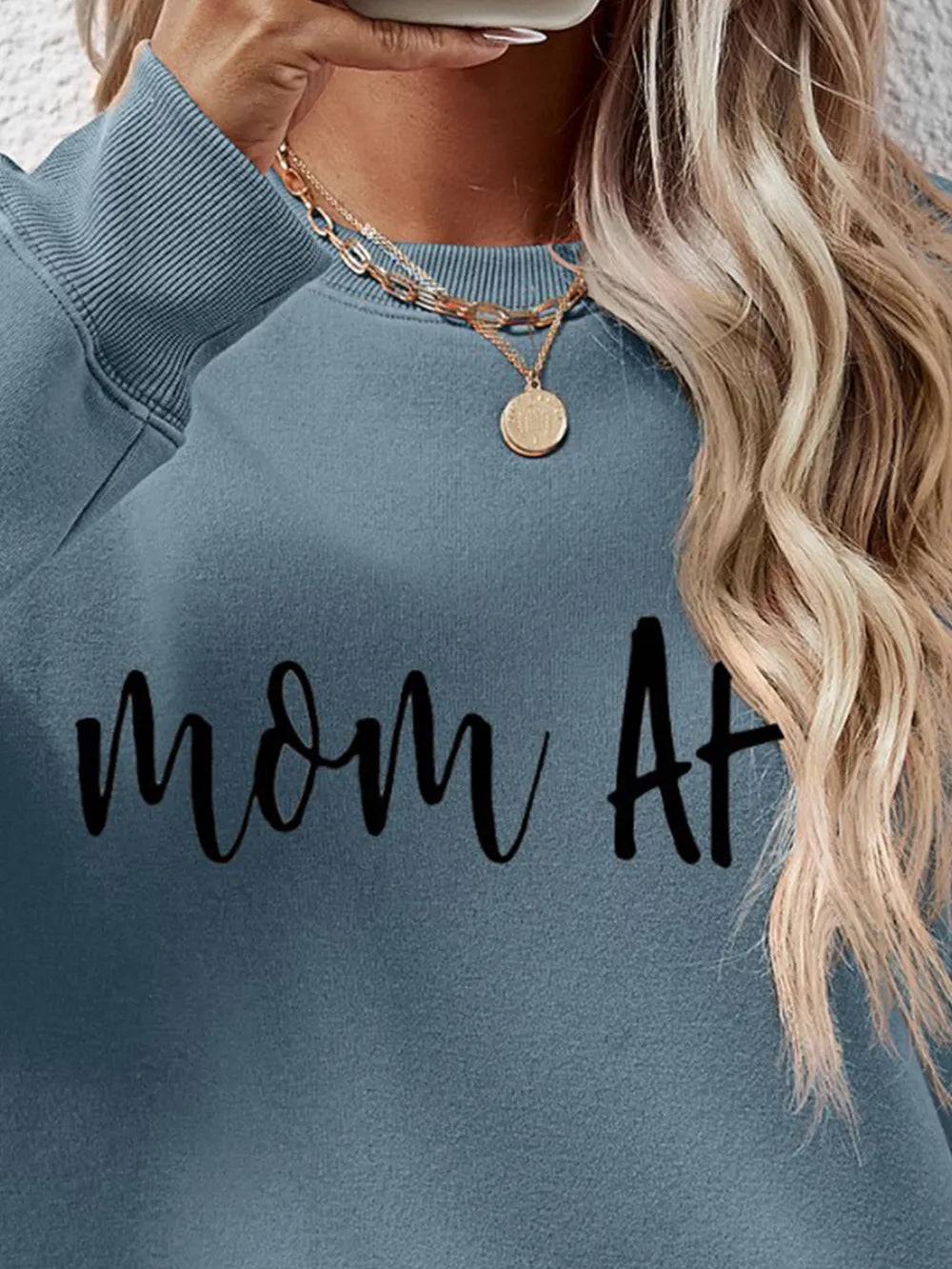 Letter Graphic Dropped Shoulder Sweatshirt (11)