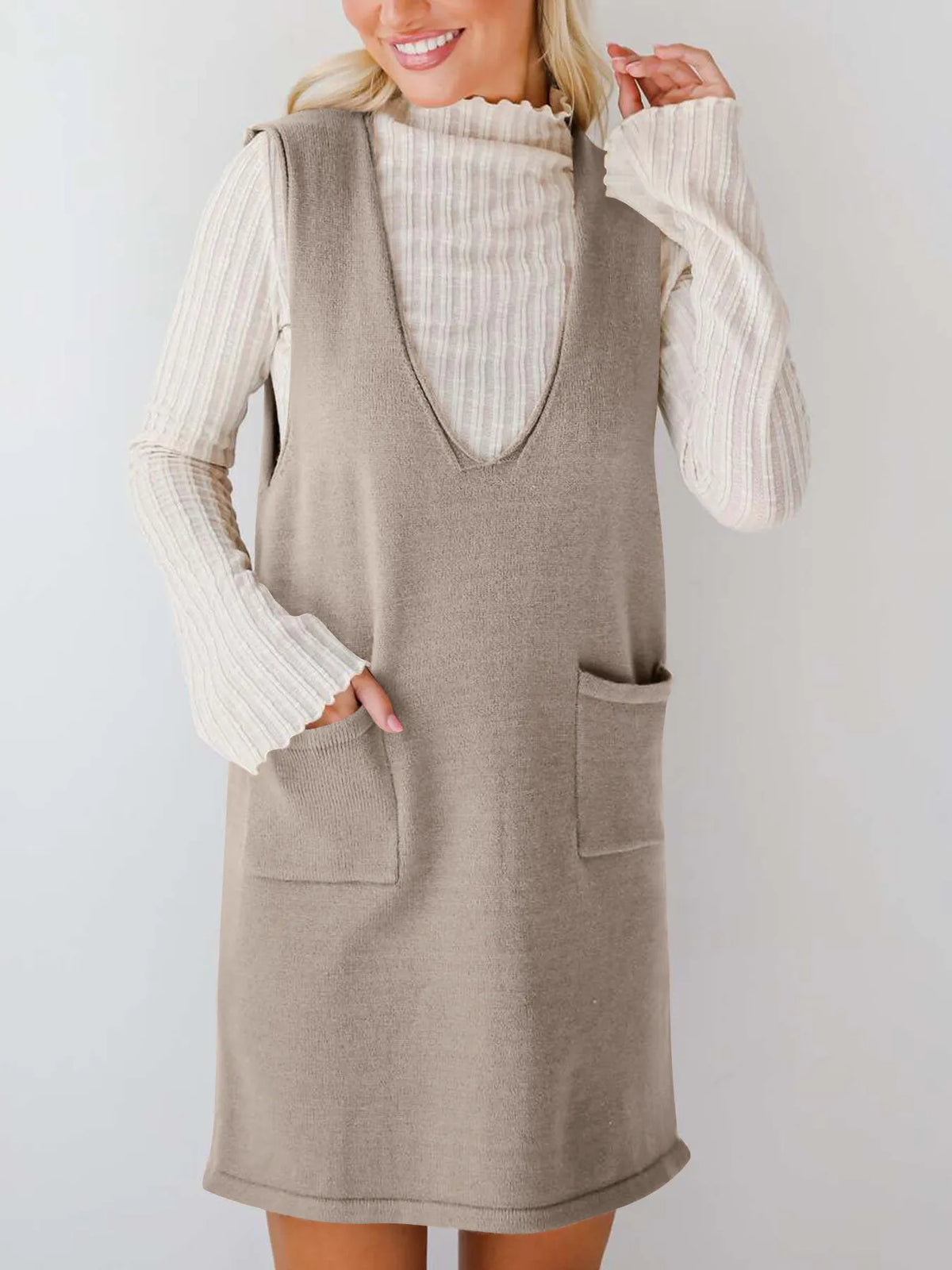 Sleeveless Knit Dress Pockets (18)