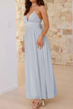 Ruched V-neck Cami Dress (9)