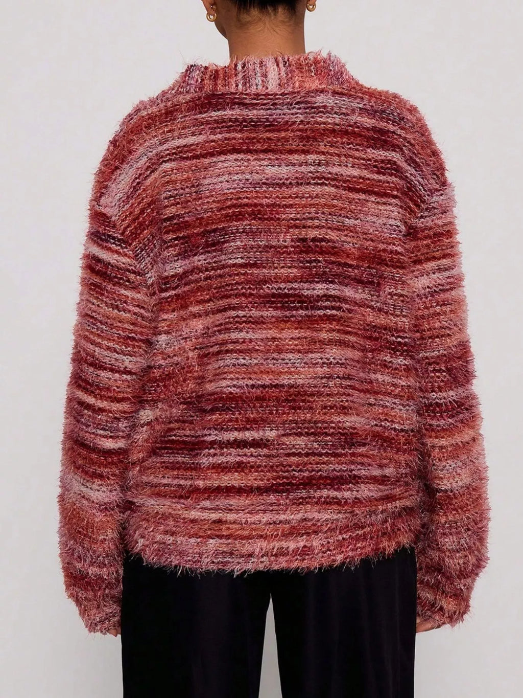 Textured Knit Button-down Cardigan (18)