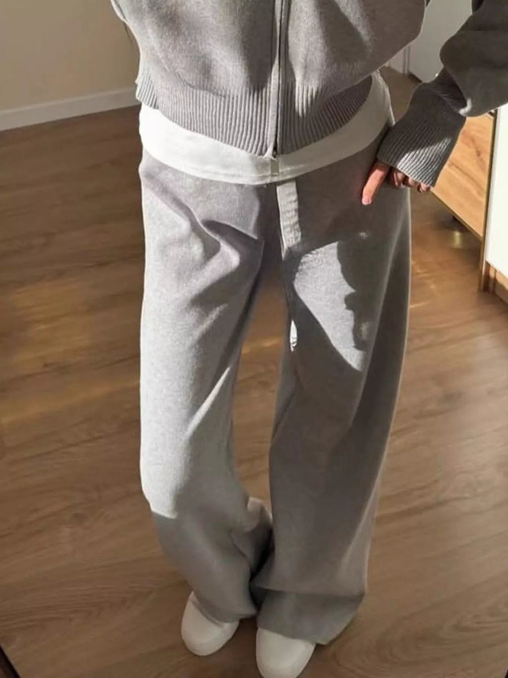 Zip-up Hoodie Pants Set (6)
