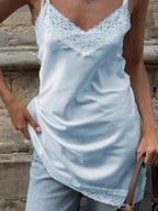 Lace Detail V-neck Cami (8)