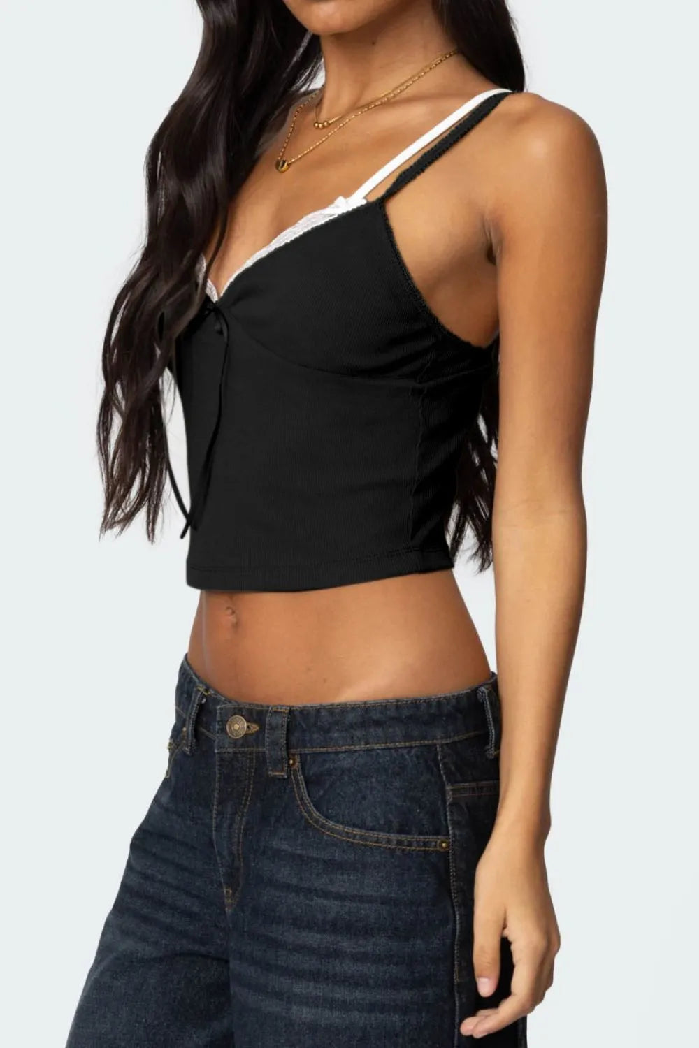 Lace Detail V-neck Cami (19)