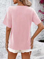 V-neck Dropped Shoulder T-shirt (11)