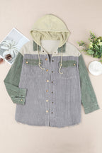 Snap Front Hooded Corduroy Shacket (4)