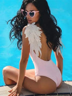 Backless Wide Strap Parent-child Swimwear (19)