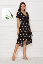 Short Sleep Polka Dot Dress photo 2