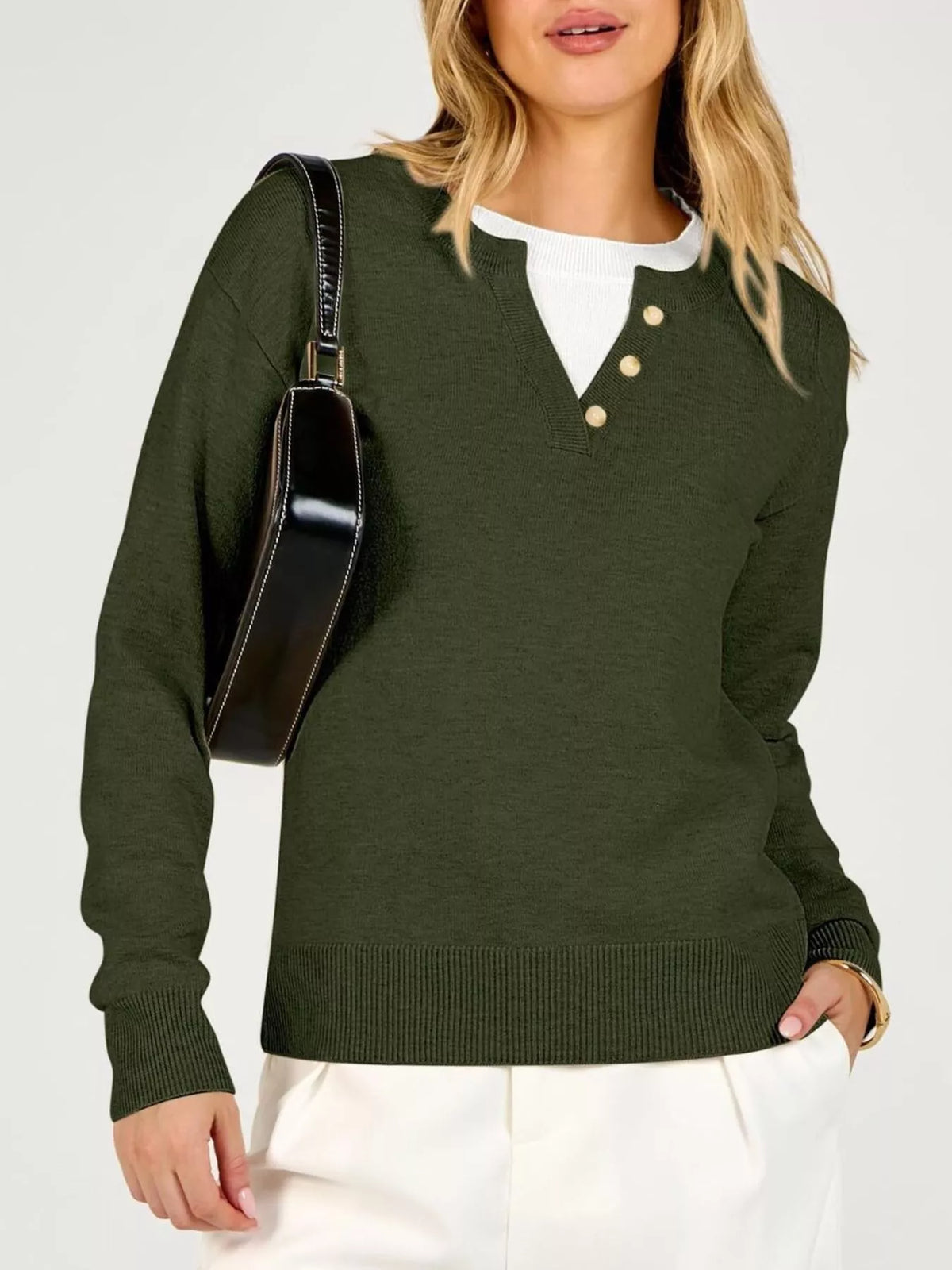 Long Sleeve Dropped Shoulder Sweater (8)