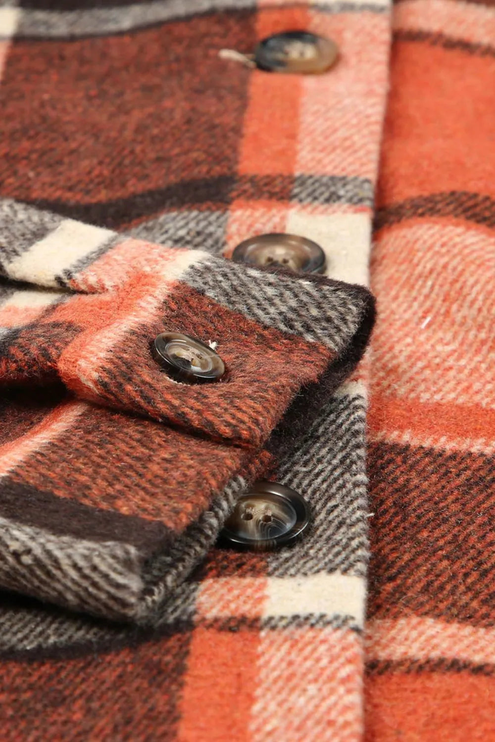 Plaid Button Up Hooded Shacket (12)