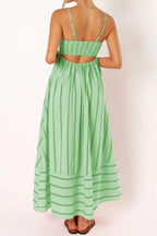 Striped Square Neck Cami Dress (23)