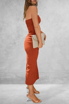 Slit Tube Midi Dress (3)