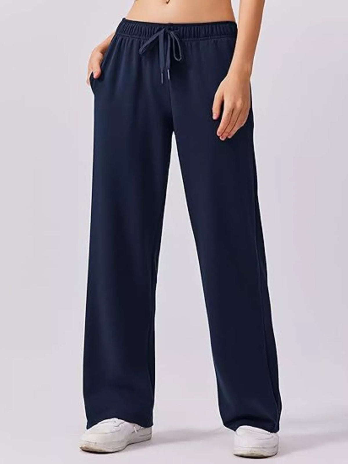 Relaxed Fit Quarter-zip Top Pants Set (18)