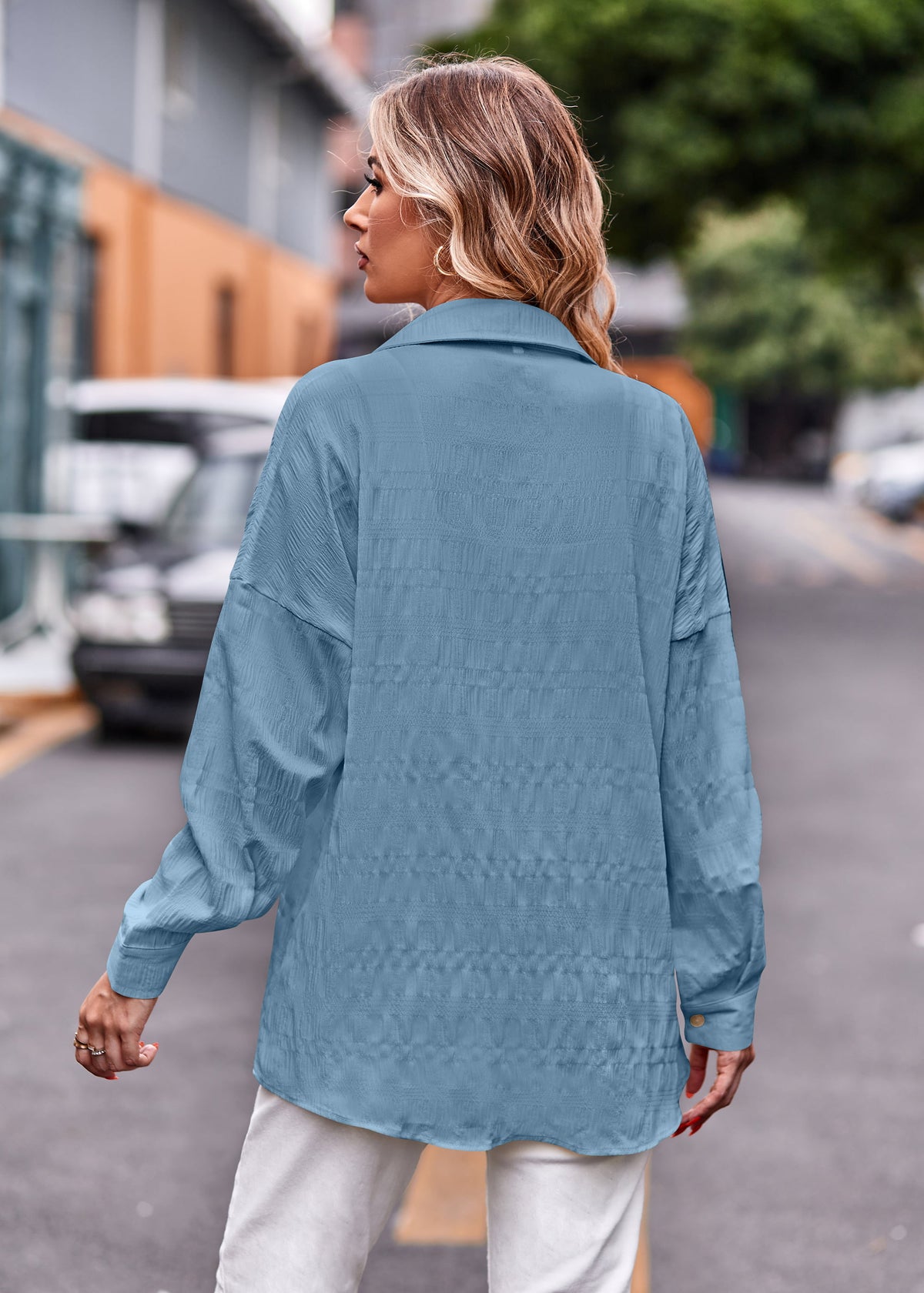 Dropped Shoulder Longline Shirt (15)