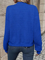Textured Knit Zip-up Bomber Jacket (17)