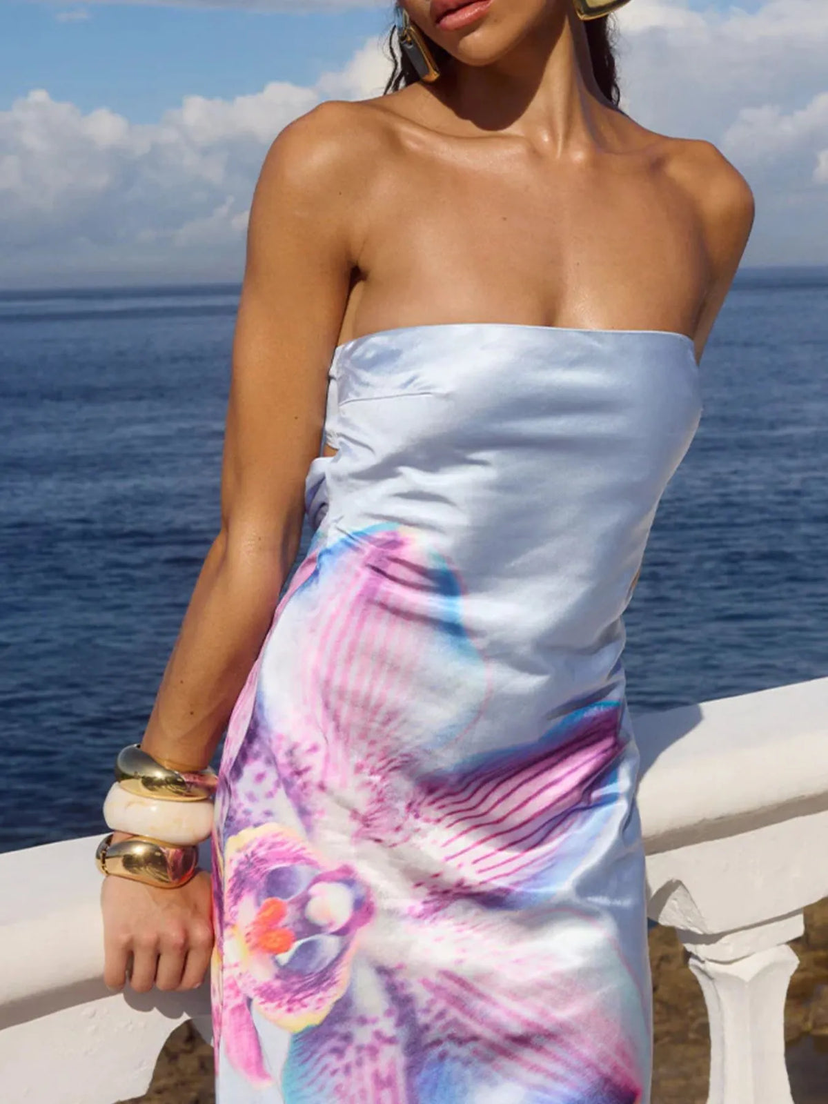 Printed Tube Maxi Dress (15)